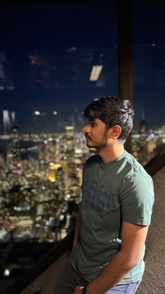City lights from above